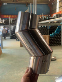 Stainless Steel 45°/135° Elbow Pipe for Wood Stoves & Chimneys