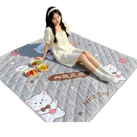 Portable Waterproof Picnic Blanket Outdoor Beach Mat Camping Ground Cover