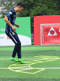 Agility Training Rings for Kids, Square Physical Fitness Hoops for Soccer Drills and Kindergarten Activities
