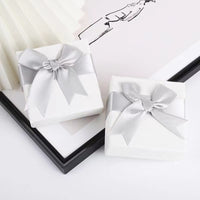 Wholesale Jewelry Box with Bowknot Lid for Necklace Ring Earrings - Gift Packaging