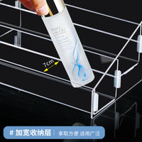 Clear Acrylic Tiered Display Stand for Collectibles, Perfumes, Cosmetics, and Beverages