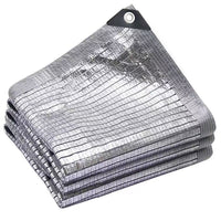 Aluminum Foil Sunshade Net for Outdoor Patios and Gardens, Thickened UV Protection Shade Cloth