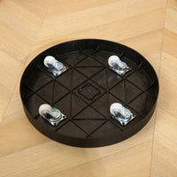 Heavy-Duty Rolling Plant Caddy with Water Catch Tray, Universal Wheels for Indoor Outdoor Use