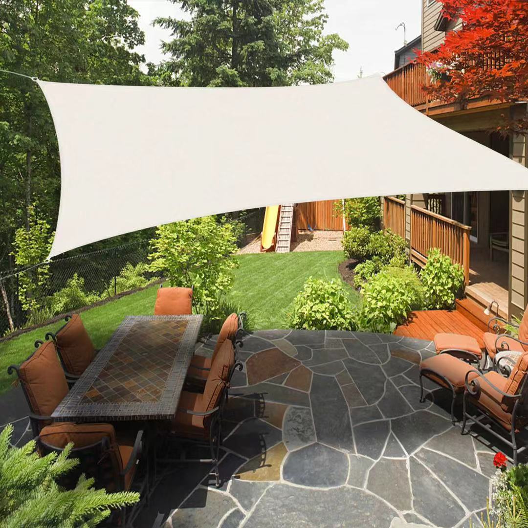 Waterproof Polyester Sun Shade Sail for Outdoor Patio and Garden