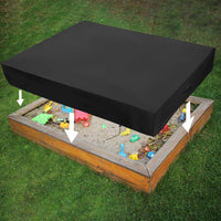 Outdoor Square Sandbox Cover Waterproof UV Protection Garden Kids Toy Sandpit Pool Cover