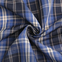 Plaid Polyester Fabric for JK Uniforms, Pleated Skirts, and Bags - Yarn-Dyed Jacquard
