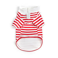 Striped Pet Polo Shirt for Small to Medium Dogs and Cats