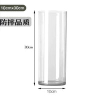 Acrylic Clear Anti-fall Vase for Hydroponics and Flower Arrangements