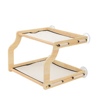 Window Mounted Cat Hammock with Suction Cups - Breathable Mesh or Scratch-Resistant Fabric