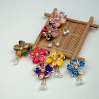 BJD/MDD Doll Kimono Hair Clip Japanese Style Yukata Hair Accessory for 1/4, 1/6, 1/8 Scale Dolls