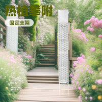 2-Pack D-Shaped Self-Watering Moss Poles for Indoor Climbing Plants