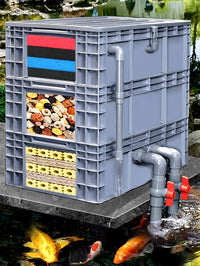 Aquarium Sump Filter Box Drip Filter System for Fish Tank Turtle Pond Water Purification