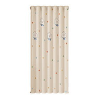 Draft Stopper Curtain for Air Conditioned Rooms, No-Drill Installation, Weighted Hem, Room Divider