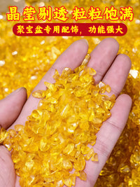 Natural Five-Color Crystal Gravel Treasure Basin Ornament for Home Decor and Demagnetization