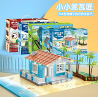 DIY Miniature Building Model Kit for Kids - Castle Construction Toy