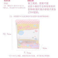 Soft Pastel Clear Ita Bag Coin Purse Keychain Mini Cosmetic Pouch for Students
