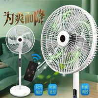 Remote Control Pedestal Fan for Home and Dorm, Quiet Standing Floor Fan with Strong Airflow