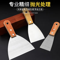 Stainless Steel Putty Knife Set - Thickened Scraper for Cleaning, Filling, and Decorating