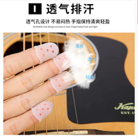 Silicone Guitar Fingertip Protectors for Pain Relief, Ukulele and Pipa Accessories