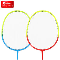 Badminton Racket Set with 5 Shuttlecocks, Durable Ultra-Lightweight Integrated Iron Rackets for Beginners, Sports Fitness