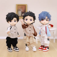 OB11 BJD Doll Baseball Jacket Outfit Set for GSC 1/12 Scale Figures
