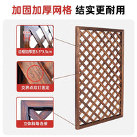 White Wooden Garden Fence Trellis for Climbing Plants Outdoor Patio Balcony Divider