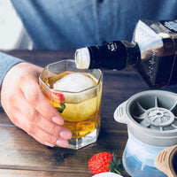 Silicone Sphere Ice Cube Mold for Whiskey and Cocktails, Round Ice Ball Maker