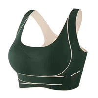 Wireless Push-Up Bra with Cross-Back Design for Support and Comfort