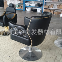 European Luxury Salon Styling Chair with Customizable Upholstery