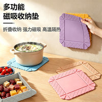 Magnetic Silicone Placemat Heat Resistant Waterproof Non-Slip Table Mat