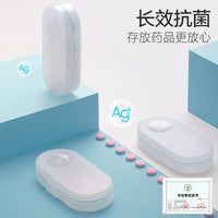 Portable 7-Day Pill Organizer with Dividers for Travel