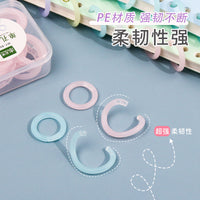 Loose Leaf Binder Rings for DIY Albums and Notebooks, Detachable Plastic Book Rings