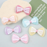 Autumn Knit Bow Hair Clips for Girls - Cartoon Woolen BB Clips Set