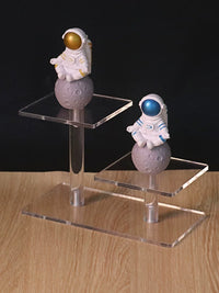 Acrylic Tiered Display Stand for Collectibles, Perfumes, and Jewelry