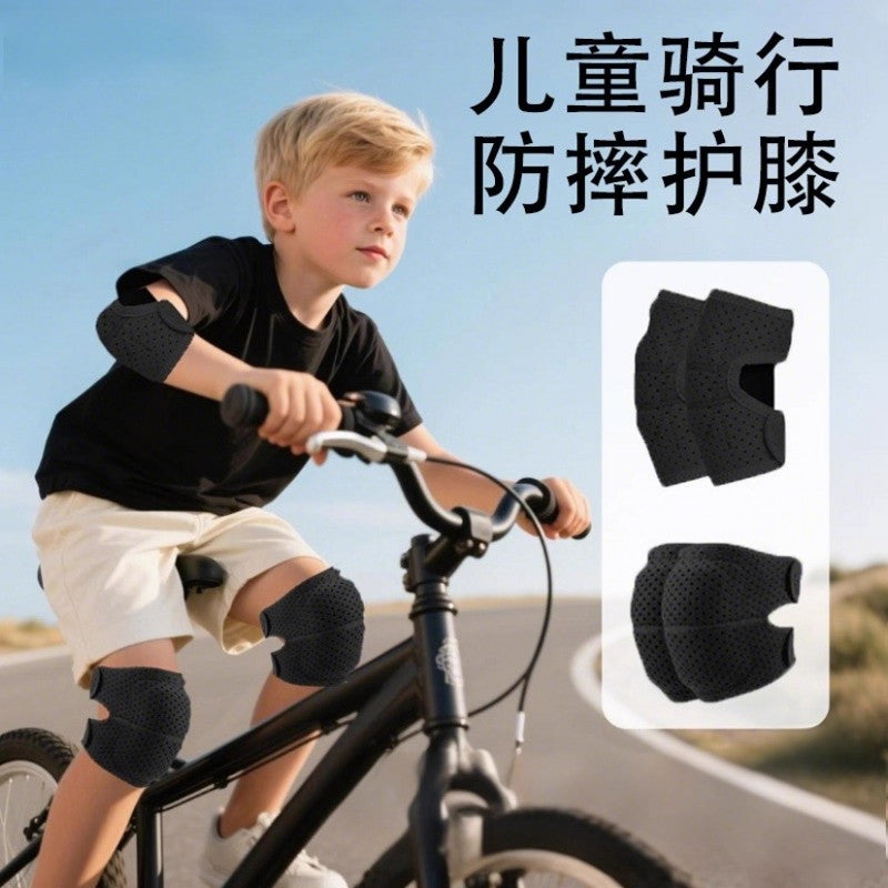 Kids Cycling Protective Gear Set Knee Elbow Wrist Pads for Dance and Sports
