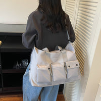 Large Capacity Multi-Pocket Gym Travel Bag Short Trip Carry-on Flight Bag Hiking Portable Crossbody Bag