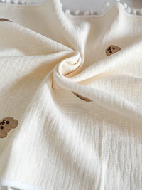 Embroidered Cotton Dust Cover for Appliances and Furniture
