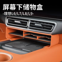 Center Console Storage Box for Li Auto L6/L7/L8/L9 Screen Underside Organizer Tray