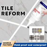 Water-Based Tile Grout Sealant for Home Use - Waterproof Gap Filler