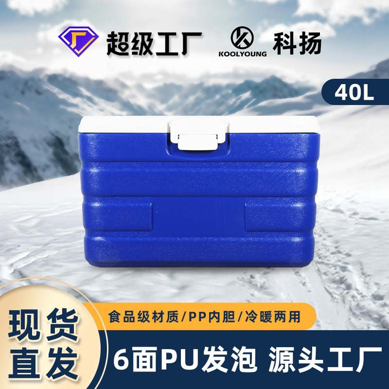 Koyang 40L Food Delivery Outdoor Fishing Seafood Fresh-keeping EPS/PU Cold Chain Transport Cooler Box Insulated Bag