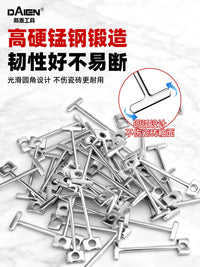 Tile Leveling System with Cross Spacers for Wall and Floor Tiles