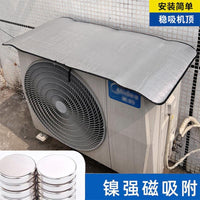 Magnetic Air Conditioner Outdoor Unit Cover - Weatherproof, Dustproof & Sun Protection