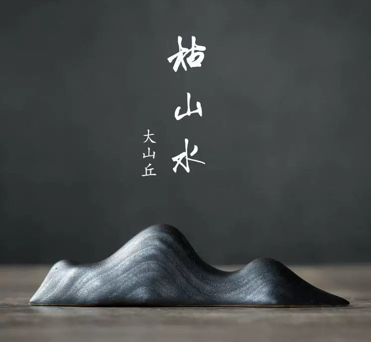 Zen Garden Ceramic Mountain Ornament for Micro Landscape Sand Tray