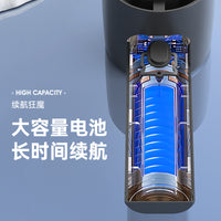 Portable Handheld Turbo Fan with Digital Display, USB Rechargeable, High Endurance for Desk and Outdoor Use