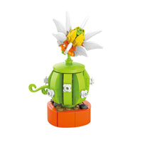 Mini Succulent Building Blocks Flower Pot Plant Toy for Girls