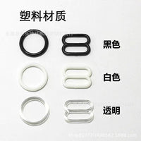 Plastic O-Ring and Slider Adjusters for Bra Straps and Lingerie