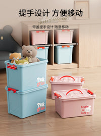Large Capacity Plastic Storage Box for Snacks, Toys, and Clothes