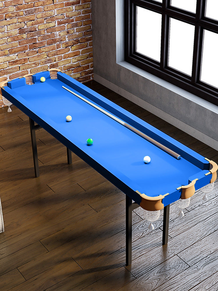Portable 5-Point Billiards Training Table for Home Use, Mini Foldable Indoor Snooker Practice Table