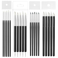 5-Piece Silicone Pen Set for Nail Art, Clay Sculpting, and Crafting