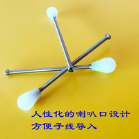 HanZhouFang Luminous Cross Spring Beads for Fishing Rigs, Anti-Tangle Swivels for Sea and Freshwater Fishing